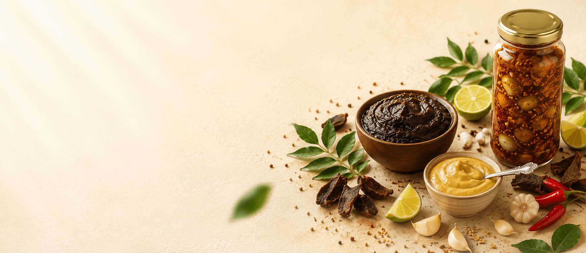 Traditional Sri Lankan condiments